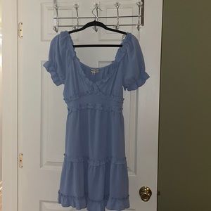 Sweetheart neckline summer mini dress